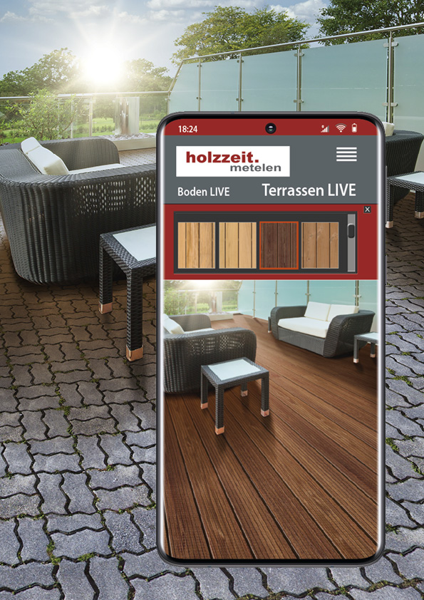 Terrassenbeläge planen im Terrasse LIVE von holzzeit.metelen